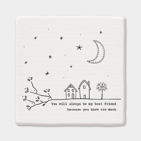 Always My Best Friend | Twig Coaster