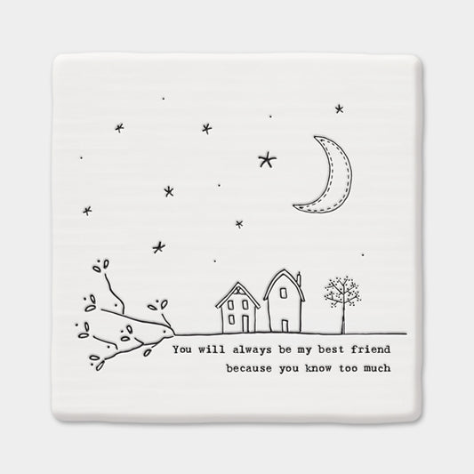 Always My Best Friend | Twig Coaster