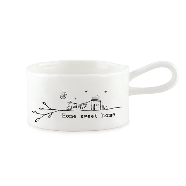 Home Sweet Home | Handled Tea Light Holder