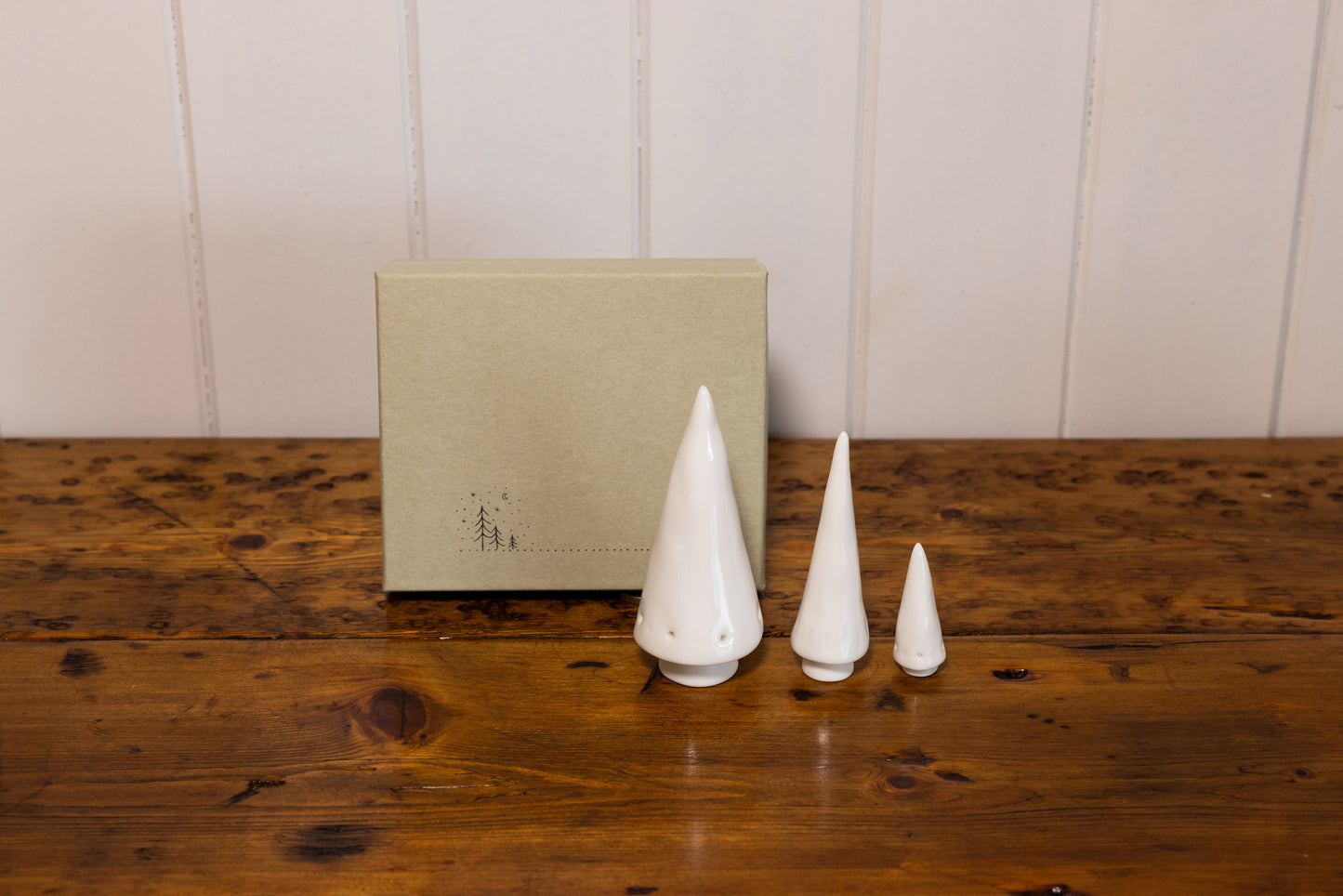 Conical Christmas Trees | Set of 3