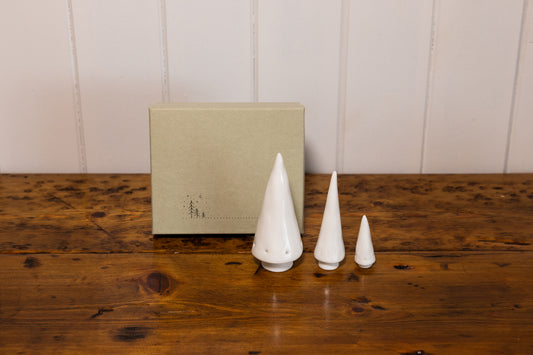 Conical Christmas Trees | Set of 3