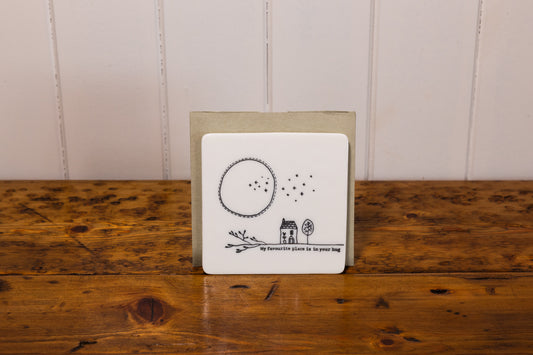 My Favourite Place Is In Your Hug | Coaster